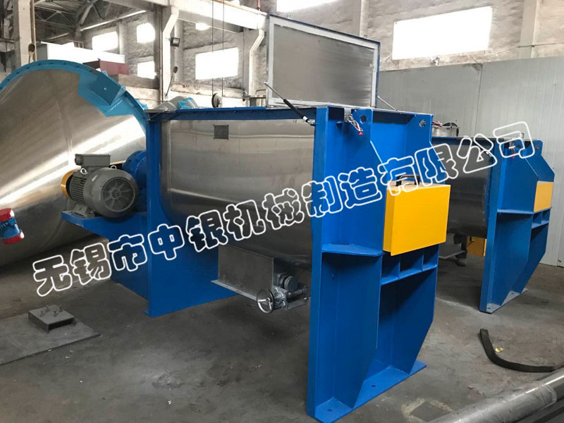 一臺1000L、一臺1300L螺帶混合機(jī)發(fā)往也門